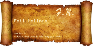 Feil Melinda névjegykártya